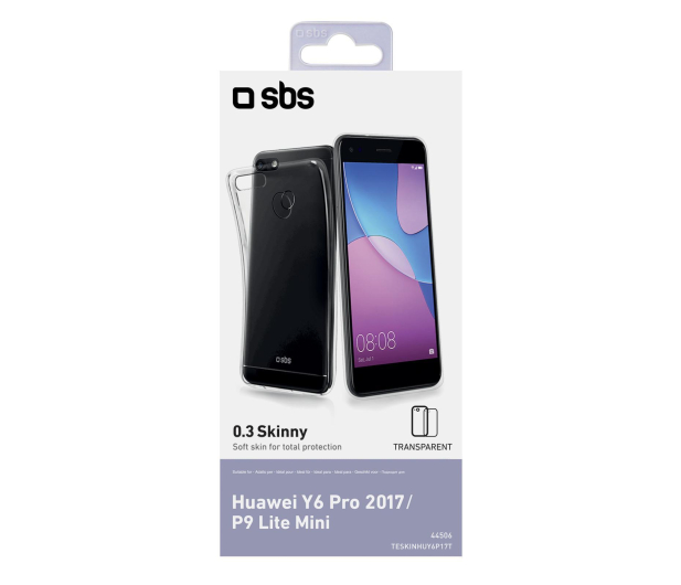 Etui Skinny do Huawei P9 Lite MINI/Y6Pro 2017 przezroczyste - 1438035 - zdjęcie 2
